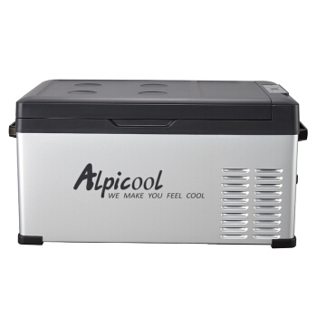 Alpicool Alpicool車載冷蔵庫25 L車家兼用冷凍屋外旅行冷蔵庫12 V 24 Vコープレス冷凍寮ミニ25リット車家兼用コープ冷凍機