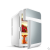 ドイツ20 Lダブイル冷凍車ミニ冷蔵庫小型家庭用ミニチア寄宿車家兼用シングア式デジタル温度調整-ダブコア2ドアシルバー