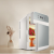 ドイツ20 Lダブイル冷凍車ミニ冷蔵庫小型家庭用ミニチア寄宿車家兼用シングア式デジタル温度調整-ダブコア2ドアシルバー