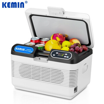 KEMIN 12 Lダブルコア車載冷蔵庫家兼用便利ミニ冷蔵庫小型家庭用寮冷房ダブルコア(温度差28度)12 V-24 V 220 V
