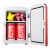 Coca-Cooola車載冷蔵庫車家兼用便利小型冷蔵庫ミニ寮12 V冷蔵庫4 L赤